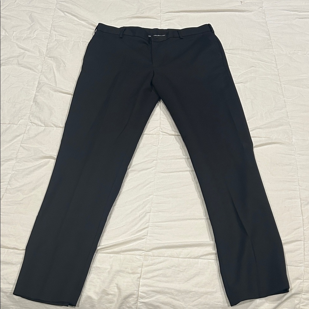 Classic Black Dress Pants- VanHeusen